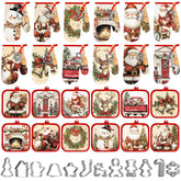 Guantes de horno Qinyoung del set navideño protegen tus manos al hornear