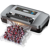 QIQIAOB selladora de vacío 95kPa vista frontal para sellado rápido y seguro.