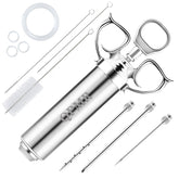 QPMR inyector-carne-2oz para penetración uniforme de marinadas.