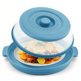 QQM Cubre microondas con tapa anti-escaldado para evitar salpicaduras.