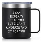 Qtencas taza para ingenieros 12oz vista frontal, práctico diseño para oficina