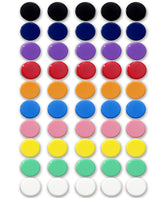 Imanes Qualsen de 50 piezas coloridas para frigorífico, organizan notas y fotos.