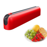 Dispensador Quasziwa para aluminio y film, facilita envolturas rápidas y orden en la cocina.