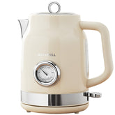 HERVIDOR QUAXWELL Retro 1,7 L con cuerpo de acero 304 para uso diario seguro.