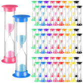 Queekay reloj de arena dos minutos, colores brillantes, ideal para gestionar tiempos en clase.