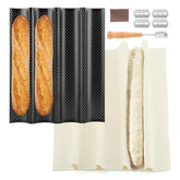 QWLWBU bandeja baguette 15x12: horneado uniforme y desmolde suave.