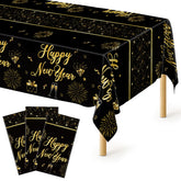 Mantel QZYL trío para año nuevo, 108x54 pulgadas, ideal para mesas amplias.