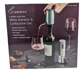 Rabbit vino eléctrico aerador: realza aroma y sabor al servir