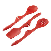 Rachael Ray Lazy Tools Set con cucharula para mezclar sin esfuerzo.