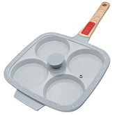 Sartén RANX INGST para huevos grandes con tapa, ideal para omelettes abundantes.