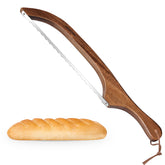 RAPSAKEMOH Cuchillo pan curvo ergonómico para cortes suaves y precisos