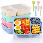 RASUSS Bento 5 Pack: vista frontal del conjunto para comidas fuera de casa