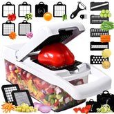 RCOMG cortadora 25 en 1, vista general para cortar verduras con facilidad