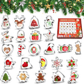 Reallnaive cortadores árbol de Navidad para galletas; ideal para decorar dulces festivos.