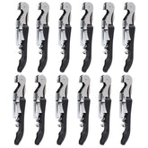 RECUTMS sacacorchos 12 unidades, pack ideal para bares y fiestas, abre botellas con facilidad.