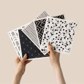 RECYCO toallita sueca de cocina con diseño geométrico y gran absorción para superficies.