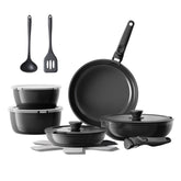 Conjunto cerámico Redchef de 16 piezas, ideal para cocinar en casa o al aire libre
