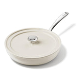 Sartén cerámica Redchef con tapa para cocción uniforme y segura.