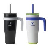 REDUCE Cold1 Tumbler negro mantiene bebidas frías hasta 24 horas.