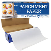 Reli rollo de pergamino con dispensador blanco, ideal para hornear.