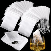 Remerry bolsas de té desechables, 1000 piezas, ideales para preparar té suelto en casa.