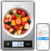RENPHO escala digital de alimentos con pantalla clara para medir recetas con precisión.
