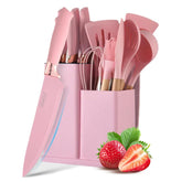 retrosohoo conjunto 19 piezas en rosa para cocinar y organizar