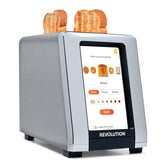 Revolution R180 Connect con pantalla táctil para ajustes precisos de tostado.