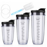 Copas Ninja Revorit de 18 oz para batidos con cierre hermético.