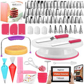 RFAQK bandeja giratoria para bizcochos, giro suave para decorar con precisión