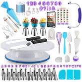 Kit RFAQK de decoración para tortas con 230 piezas para resultados profesionales.