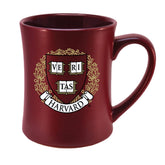 RFSJ Harvard Crimson: taza con logo oficial en el frente, para fanáticos