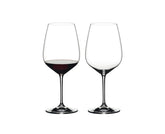 Vaso Riedel Extreme Cabernet con diseño diamante para realzar vinos.