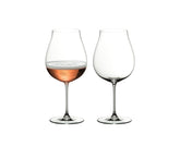 Copa Riedel Veritas para Pinot Noir del nuevo mundo realza aroma y notas frutales
