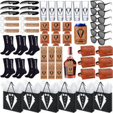 Vasos de chupito Rigibright con base pesada, duraderos y elegantes.