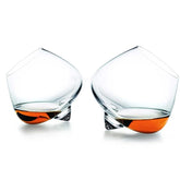 Vaso RILOST whisky rotatorio de cristal para aeración y aroma.