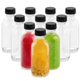 Rionisor botellas cristal 120ml con tapas, fáciles de transportar.