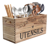 RMCOKGX organizador de utensilios con cuatro compartimentos para acceso rápido.