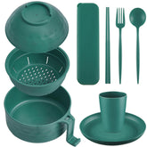 Romooa tazón ramen microondas, ideal para porciones grandes y rápidas.