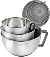 Rorence bol de mezcla inoxidable con chorro para verter con control