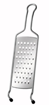 Rösle 95022 rallador de acero inoxidable con mango de alambre para rallar verduras rápidamente.
