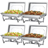 Rottay bandeja calefactable 8 cuartos para buffets y catering.