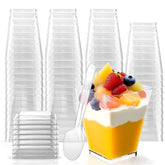 Rouceyxin vasitos 5oz con tapa: frescura y transporte sin derrames.