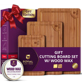 ROYAL CRAFT WOOD tabla-corte-carbonizada-15x10 para preparación rápida y estable