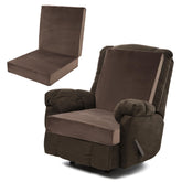 ROYALAY cojín de asiento reclinable de 4 pulgadas para mayor comodidad.