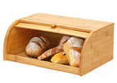 RoyalHouse panera de bambú frente con diseño elegante que encaja en cualquier cocina