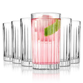 Vaso highball Royalrose VertiLine en cristal sin plomo para bebidas elegantes.