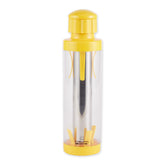 RSVP International desgranador de maíz amarillo, diseño ergonómico para desgranado rápido y limpio.