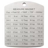 RSVP International Endurance Magnet: magneto de conversión para medir tazas y mililitros rápidamente