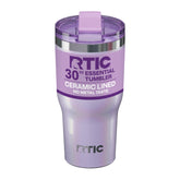 RTIC 30oz Vaso Térmico con interior cerámico para bebidas sin sabor metálico